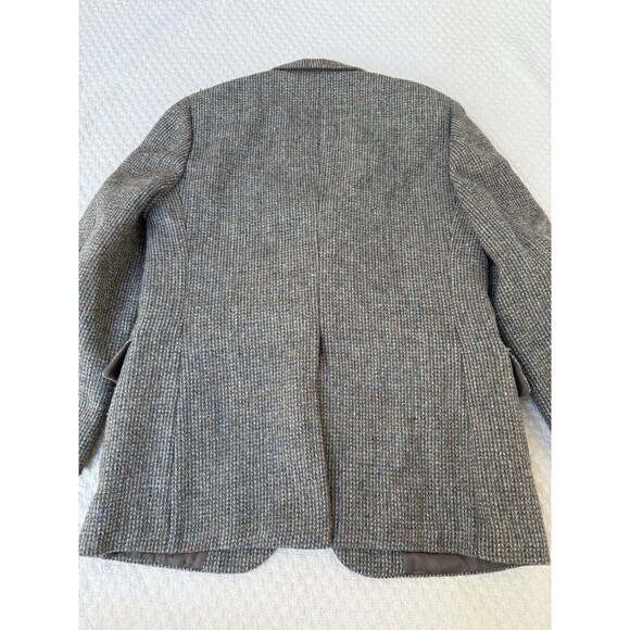 Vintage Harris Tweed Sports Jacket Coat Wool Mens Large Handwoven Scotland 1985 - Picture 9 of 14